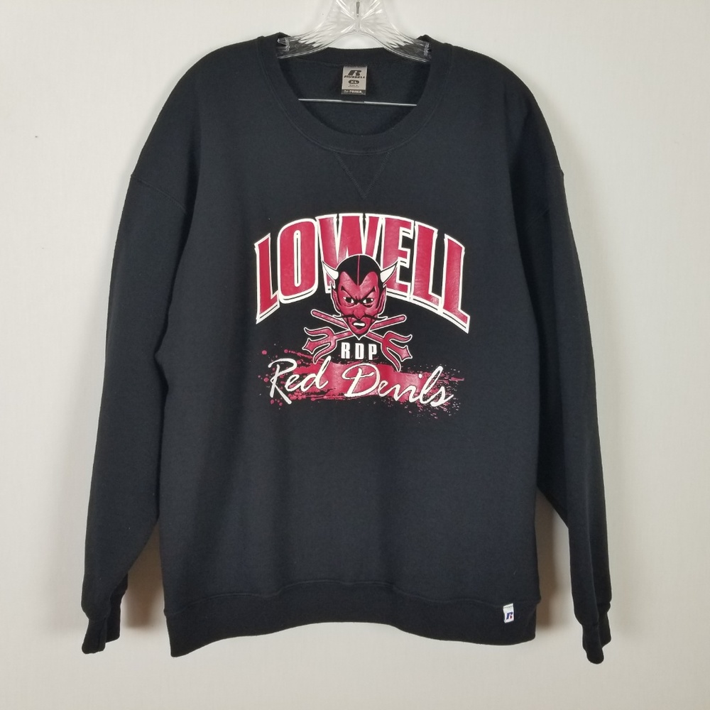 Russell Lowell RED DEVILS sweatshirt XL - Picture 6 of 6
